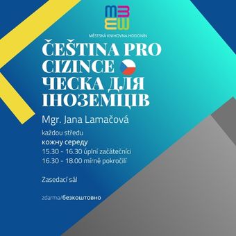 Každou středu 15.30 – 16.30 úplní začátečníci a 16.30 – 18.00 mírně pokročilí
Lektorka Mgr. Jana Lamačová. Zasedací sál